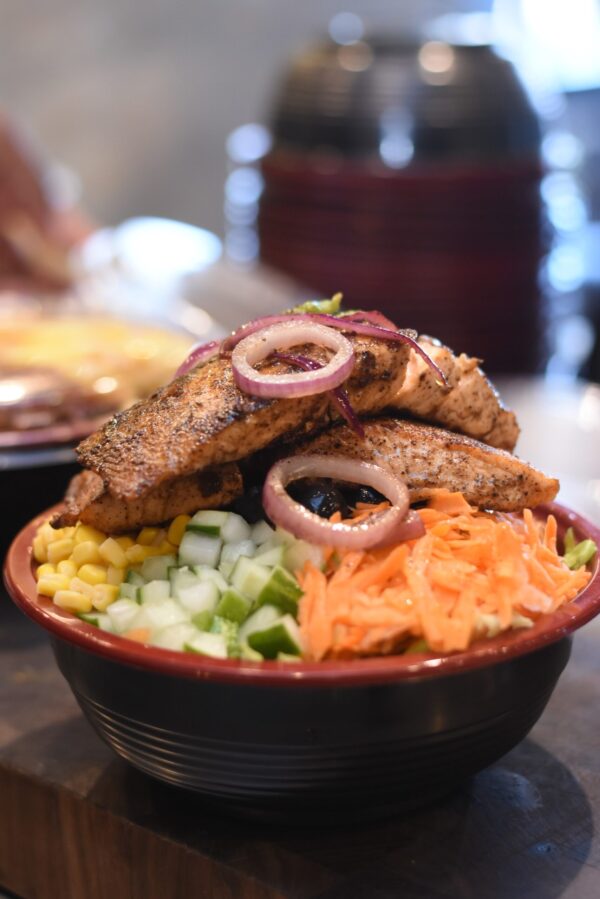 Grilled Salmon Salad