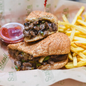 Philly Cheesesteak Basket w/ Fries