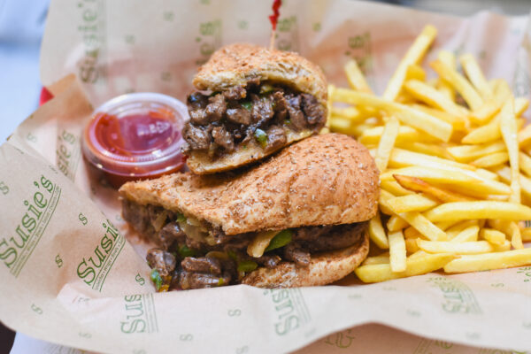 Philly Cheesesteak Basket w/ Fries